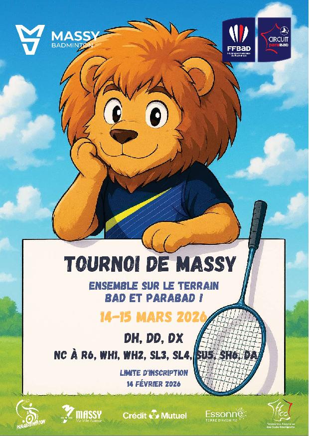 Tournoi National Eco-Citoyen du Circuit Parabadminton Français 2026